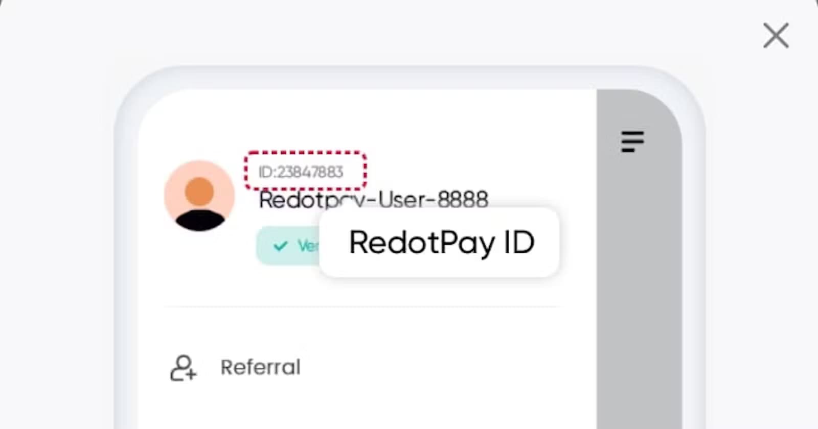 Where can I find my Redotpay UID?